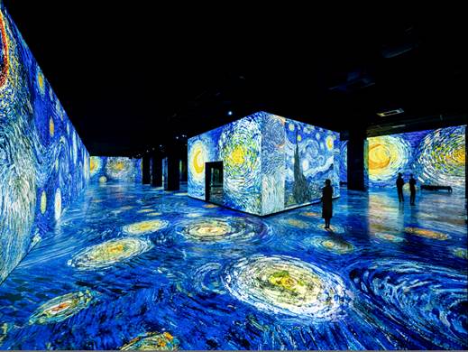 ’빛의 벙커 : 반 고흐’展, Culturespaces Digital - Bunker de Lumières - Vincent van Gogh 2019 - Directors : G. Iannuzzi - R. Gatto - M. Siccardi - Sound track L. Longobardi - © Gianfranco Iannuzzi