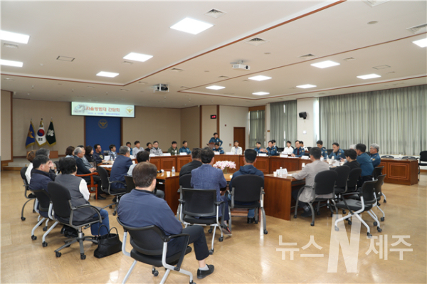 제주서부경찰서, 치안 정책 설명회 및 자율방범대 간담회 개최