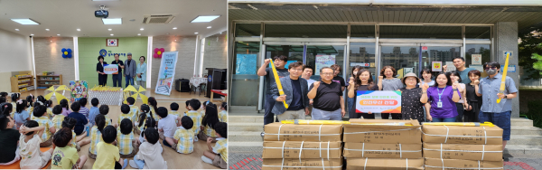 공무원연금공단 경인지부 어린이 보행안전에 진심, 안전우산 나눔 캠페인