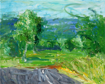 023102405 mija's landscape,oil on canvas,72.7x90.9cm,2023