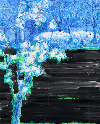 023102410 mija's landscape,acrylic on canvas,100.0x80.3cm,2023