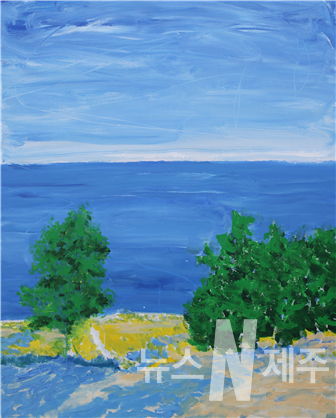 023102414 mija's landscape,acrylic on canvas,100.0x80.3cm,2023