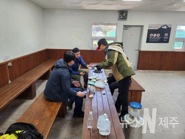 한라산국립공원, ‘라면국물 남기지 않기 운동’ 전개